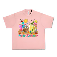 Salmon hello summer drinks Urban Heavy Tee - texasbilliewilder