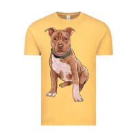 Brown Pitbull Vintage Tee | Teevron