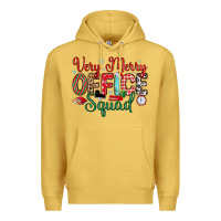 Antique Gold very merry office squad Premium Hoodie - MaliasSmallBusiness