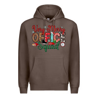 Coffee very merry office squad Premium Hoodie - MaliasSmallBusiness