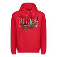 Red very merry office squad Premium Hoodie - MaliasSmallBusiness