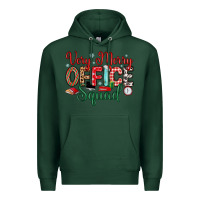 Sports Green very merry office squad Premium Hoodie - MaliasSmallBusiness