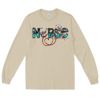 Mushroom nurse Long Sleeve Tee - SublimationCraftShop