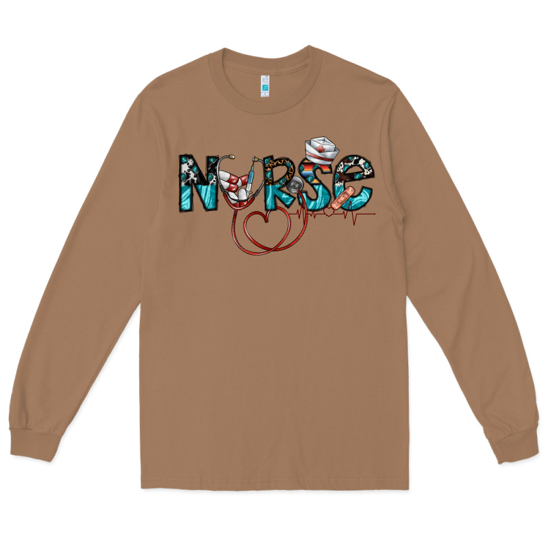 Nurse Long Sleeve Tee by SublimationCraftShop | Teevron