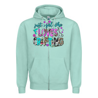 Seafoam just a girl who loves crafting Zipper Hoodie - AdoDesignShop