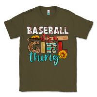 Army Green baseball it's a girl thing Classic Tee - HRA Design Shop