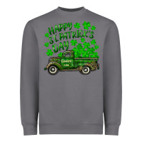 Storm happy st. patricks day shamrock farm truck Heavyweight Sweatshirt - RanaPortraitStore