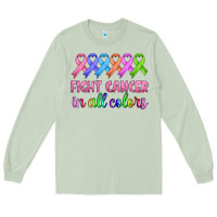 Matcha fight cancer in all colors Long Sleeve Tee - HRA Design Shop