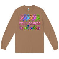 Toasted Coconut fight cancer in all colors Long Sleeve Tee - HRA Design Shop