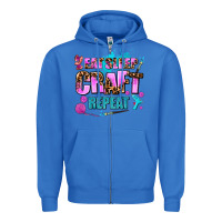 True Royal eat sleep craft repeat Zipper Hoodie - AdoDesignShop