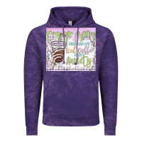 Cloud Purple fueled by iced coffee and anxiety Vintage Hoodie - MaliasSmallBusiness
