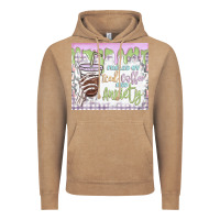 Vintage Coffee fueled by iced coffee and anxiety Vintage Hoodie - MaliasSmallBusiness