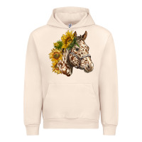 Sandshell appaloosa horse with sunflowers Urban Hoodie - LillyAllenDesigns