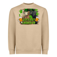 Lets Get Lucked Up Charolais And Black Angus Bull Heavyweight Sweatshirt | Teevron
