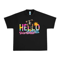 Black hello summer Urban Heavy Tee - texasbilliewilder