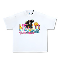 White hello summer Urban Heavy Tee - texasbilliewilder