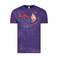 Cloud Purple kick rocks cowboy boots fourth of july Vintage Tee - texasbilliewilder