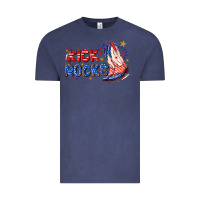 Vintage Denim kick rocks cowboy boots fourth of july Vintage Tee - texasbilliewilder