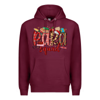 Burgundy para squad christmas Premium Hoodie - MaliasSmallBusiness