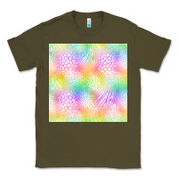 Army Green neon safari seamless pattern Classic Tee - BundleAndBundleShop