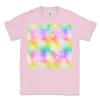 Bubblegum Pink neon safari seamless pattern Classic Tee - BundleAndBundleShop