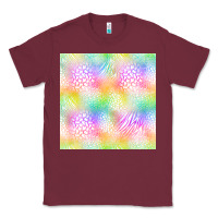Burgundy neon safari seamless pattern Classic Tee - BundleAndBundleShop