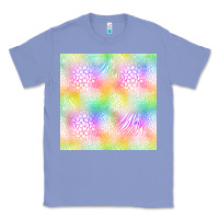 Colony Blue neon safari seamless pattern Classic Tee - BundleAndBundleShop
