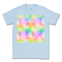 Dusty Blue neon safari seamless pattern Classic Tee - BundleAndBundleShop