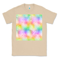 Mushroom neon safari seamless pattern Classic Tee - BundleAndBundleShop