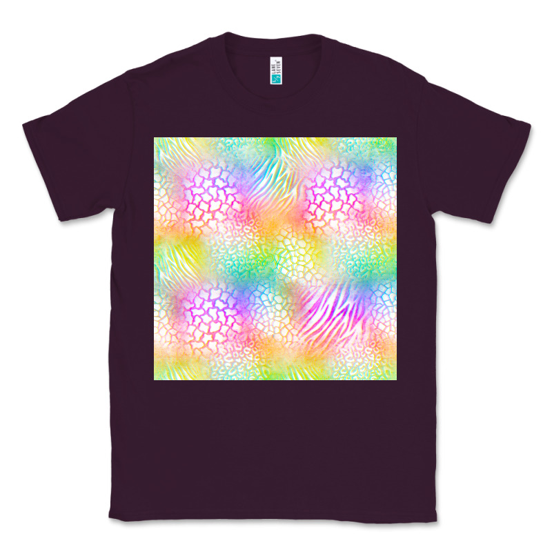 Neon Safari Seamless Pattern Classic Tee by BundleAndBundleShop | Teevron