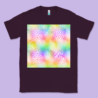 Neon Safari Seamless Pattern Classic Tee Designed By Bundleandbundleshop