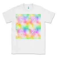 White neon safari seamless pattern Classic Tee - BundleAndBundleShop