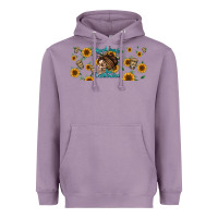 Lavender dead inside but caffeinated momlife Heavyweight Hoodie - Jasminsmagicworld
