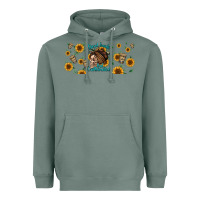 Sage dead inside but caffeinated momlife Heavyweight Hoodie - Jasminsmagicworld