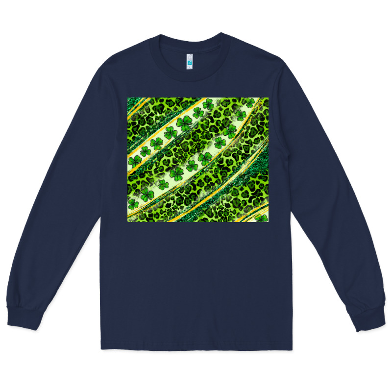 St. Patrick's Day Leopard Tumbler Long Sleeve Tee by Neo Western | Teevron