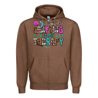 Chestnut crafting is my therapy Zipper Hoodie - AdoDesignShop