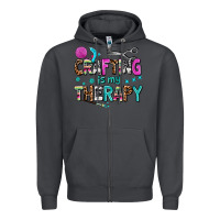 Smoke crafting is my therapy Zipper Hoodie - AdoDesignShop