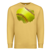Antique Gold leopard softball patch Premium Sweatshirt - Jasminsmagicworld