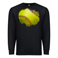 Black leopard softball patch Premium Sweatshirt - Jasminsmagicworld