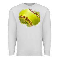 Dove Grey leopard softball patch Premium Sweatshirt - Jasminsmagicworld