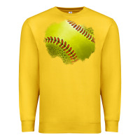Lemon leopard softball patch Premium Sweatshirt - Jasminsmagicworld