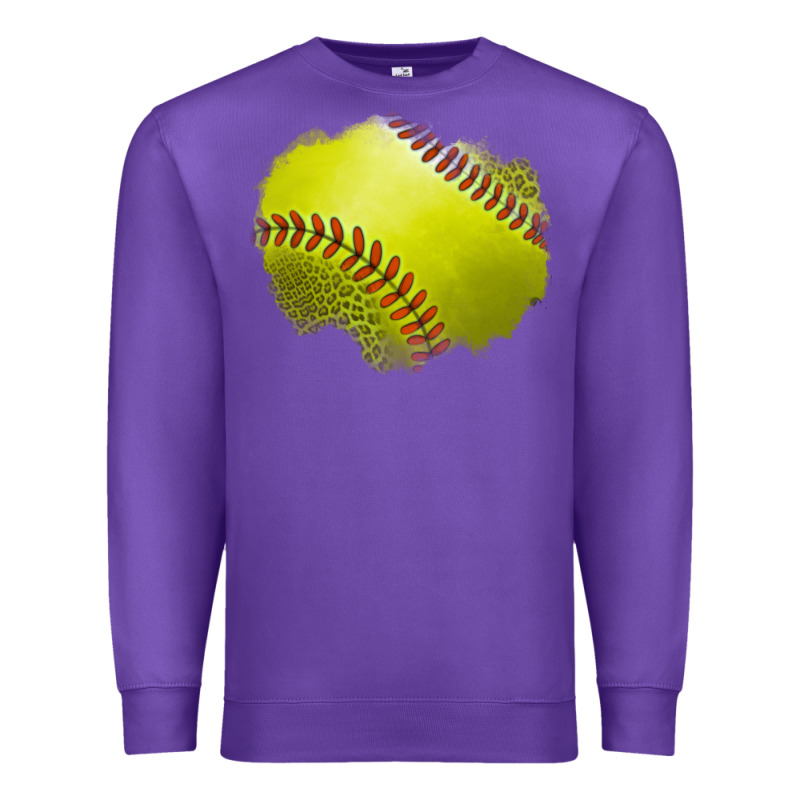 Leopard Softball Patch Premium Sweatshirt by Jasminsmagicworld | Teevron