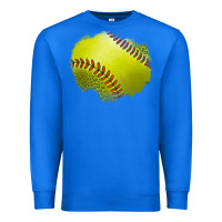 True Royal leopard softball patch Premium Sweatshirt - Jasminsmagicworld
