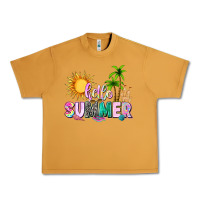Peanut Butter hello summer with sun Urban Heavy Tee - texasbilliewilder