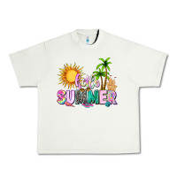 Pistachio hello summer with sun Urban Heavy Tee - texasbilliewilder