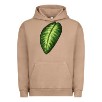 Pigment Burro Dumb Cane Leaf Urban Hoodie - LillyAllenDesigns