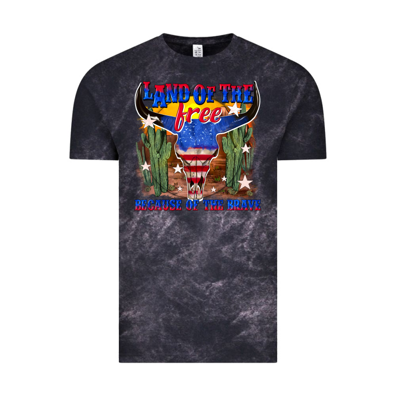 Land Of The Free Because Of The Brave Vintage Tee by texasbilliewilder | Teevron