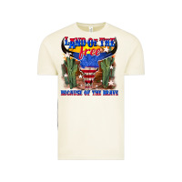 Vintage Arctic land of the free because of the brave Vintage Tee - texasbilliewilder