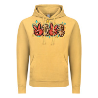 Vintage Mustard 2024 stars and leopard Vintage Hoodie - MaliasSmallBusiness