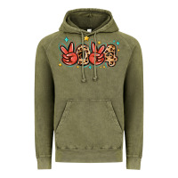 Vintage Olive 2024 stars and leopard Vintage Hoodie - MaliasSmallBusiness
